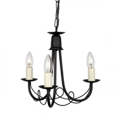 Люстра Elstead Minster MN3 BLACK