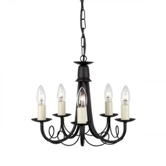 Люстра Elstead Minster MN5 BLACK
