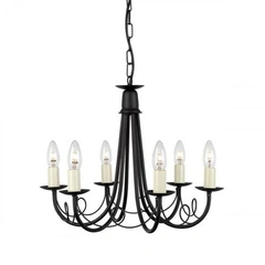 Люстра Elstead Minster MN6 BLACK