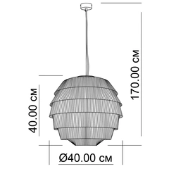 Люстра ImperiumLight Beehive 252340.44.44