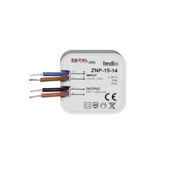 Блок живлення Ledix ZNP-15-14 прихованого монтажу (підрозетник) 14V DC/15W