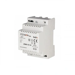 Модульный блок питания Ledix ZNM-15-14 на DIN-рейке 14V DC/15W