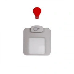 Вбудований LED-світильник з датчиком руху Ledix MOZA 01-212-13 червоний світло