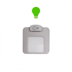 Вбудований LED-світильник з датчиком руху Ledix MOZA 01-212-14 зелений світло