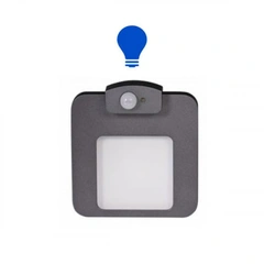 Встраиваемый LED-светильник с датчиком движения Ledix MOZA 01-222-35 синий свет