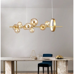 Серія люстр Modo Bubbles Ambre Gold Long