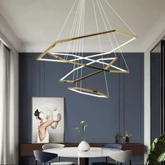 Люстра Geometry Gold Lamp