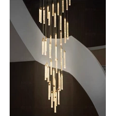 Тросовая серия люстр Tube Led Long Lamp