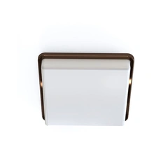 Светильник Nowodvorski 10044 Tahoe E27 2x23W IP44 Brown