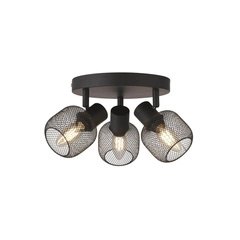 Стельовий світильник Searchlight MESHY 81201-3BK