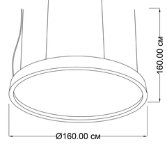 Люстра ImperiumLight Synevir 3611160.01.92