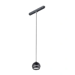 Магнітний трековий світильник Nowodvorski 10154 LVM Slot Led 5w 3000к 210Lm IP20 Bl