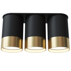 Точковий спот PikArt BP Black/White Gold трійний NEW 28005