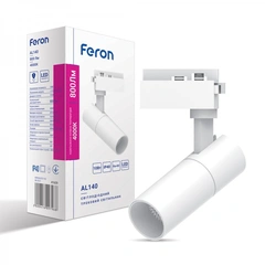 Трековый светодиодный светильник Feron AL140 10W белый | 41609