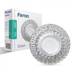 Встраиваемый светильник Feron CD836 с LED подсветкой 01855