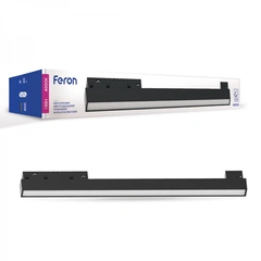 Магнитный трековый светильник Feron MGN302 18W черный | 41940