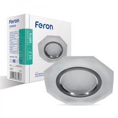 Встраиваемый светильник Feron CD8020 с подсветкой LED | 01833