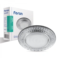 Встраиваемый светильник Feron CD4020 с подсветкой LED | 29473
