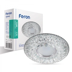 Встраиваемый светильник Feron CD942 с LED подсветкой 32655