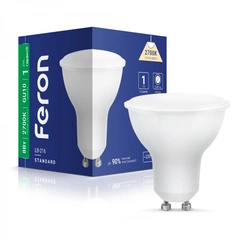 Светодиодная лампа Feron LB-216 8Вт GU10 2700K | 40186