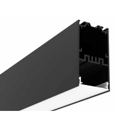 LED профиль подвесной, 2,5м KLOODI KLP4075 2.5 BK