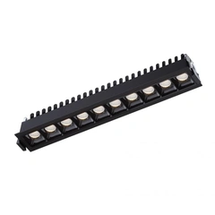 Світильник точковий врізний KLOODI KD-1020Q 3K BK