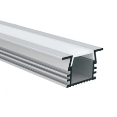 LED профиль врезной. Разбрасыватель морозный в комплекте. 2м KLOODI KLP1612KR 2