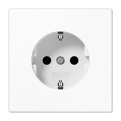 Розетка із заземленням JUNG LS1520WW білий