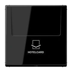 Накладка вимикача карткового JUNG LS590 CARD SW чорний