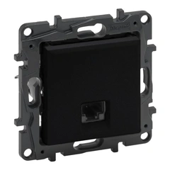 Розетка комп'ютерна RJ45 CAT6 FTP Legrand NILOE STEP 863561 колір чорний