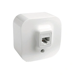 Розетка телефонна TF-1 Forix™ 782414, колір білий