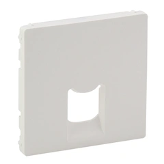 Лицьова панель для розетки RJ45/RJ11, Valena Life, колір білий