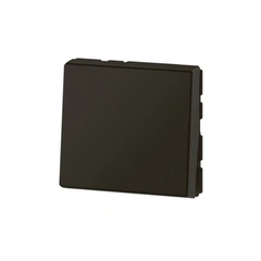 Перемикач 2 модулі 10А 250В MOSAIC NEW 079111L колір чорний матовий