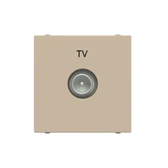 Розетка TV індивідуальна, 2 мод. N2250.7 CV, Zenit колір шампань