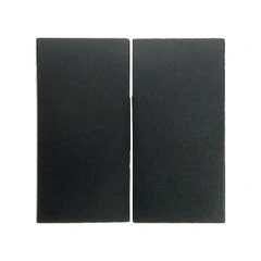 Клавіша вимикача 2-а Berker для колекцій S.1/B.3/B.7 GLAS, колір «антрацит, матовий», 16231606