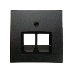 Накладка для розетки UAE/E-DAT, «антрацит, матовий» B.3/B.7 GLAS 14091606
