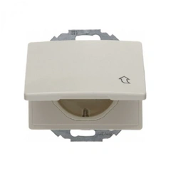 Розетка с крышкой с защитой от детей, белая, 16А/250В ARSYS, 47470002
