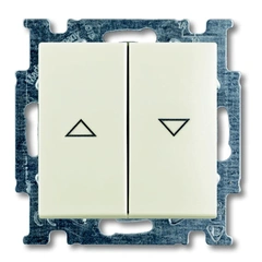 Вимикач жалюзі Abb Basic55 колір білий - Chalet