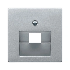 Накладка розетки TF/PC 1-й Merten SM MTN298360 алюміній