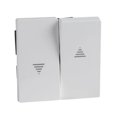 Клавіша для вимикачів &quot;жалюзі&quot; Merten SM MTN432425 активний білий