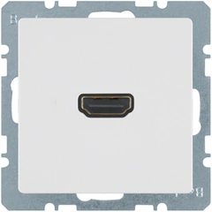 HDMI-розетка, під'єднання ззаду під кутом 90 град., полярна білизна, Q.1/Q.3/Q7 3315436089
