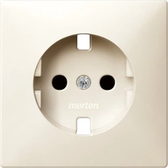 Накладка розетки с шторками Merten SD MTN2330-4044 Бежевый
