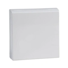 Накладка розетки із з/к, шторками та кришкою Merten SM MTN2340-0325 активний білий