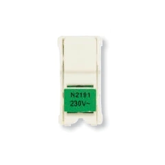 Блок із LED підсвічуванням (зелена) для 1-пол. вимикачів Zenit