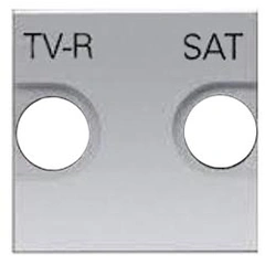 Панель розетки TV-R/SAT Zenit серебряный