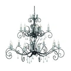 Люстра Elstead AMARILLI AML15 BLK/SILVER*