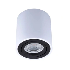 Накладний точковий світильник MJ-Light LACK R WH+BK 12003
