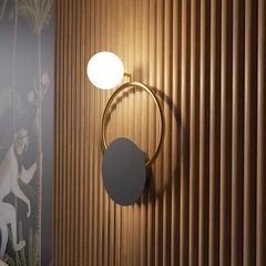 Настінний світильник MJ-Light PEARL BK+GD 16002