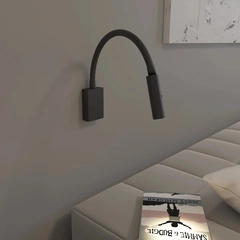 Настінний світильник MJ-Light READER SNAKE 3200K BK 15016