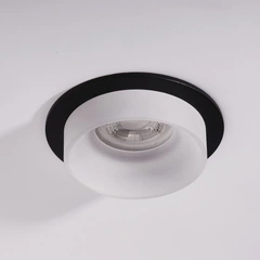 Врізний точковий світильник MJ-Light LUNAR R BK 12012